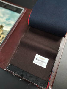 Modieus 400G/<span class=keywords><strong>M</strong></span> 45W 25P 25V 5L krimpbestendig ademend winddicht kamgaren wollen stof voor damespakken, kleurrijke opties - Product Image 5