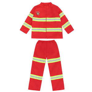 2024 Halloween Kids Firefighter Uniform Cosplay Plus Size Sam <strong>Fireman</strong> Work Clothing Suit Boy &amp; Girl Performance &amp; Party Costumes - Product Image 4