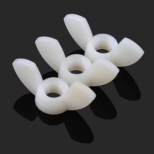 M3 M4 M5 M6 M8 M10 M12 Trắng Bên Ngoài Lục Giác Nylon Vít Bướm Nuts Metric Cách Điện Bu Lông Nhựa Kết Hợp Bộ - Product Image 2