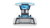 Console d'opérateur ergonomique avec réglage assis-debout et éclairage d'ambiance