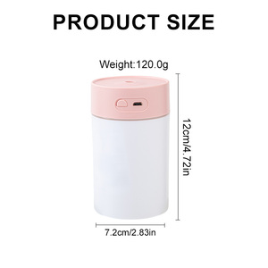 Kaimi Tốt Nhất Bán 260Ml Siêu Âm Mini USB Máy Tính Để Bàn Độ Ẩm Không Khí Xách Tay Đầy Màu Sắc Mát <span class=keywords><strong>Mist</strong></span> Khuếch Tán Cho Phòng Ngủ Nhà Xe - Product Image 6