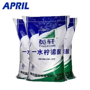 Food Grade citric acid powder monohydrate /anhydrous cas 5949-29-1