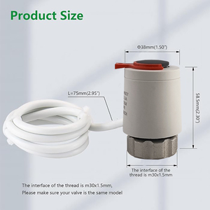 Fabricants de thermostats, tête de vanne d'actionneur thermique électrique, design moderne, collecteur de thermostat, chauffage par le sol, <span class=keywords><strong>radiateur</strong></span> - Product Image 1