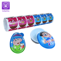 Emballage d'oeufs surprise en forme de dessin animé en PVC de qualité alimentaire pour bébé imprimé personnalisé Film thermoformage blister pour collation chocolat