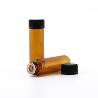 Botol Kecil Mini Kosong 10Ml 2Ml 3Ml 5Ml Botol Pil Kaca Kecil Medis Kemasan Botol Kaca Amber dengan Tutup Ulir