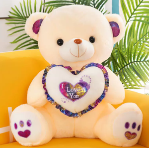 Gli orsacchiotti molto popolari prodotti dalla fabbrica, molti giocattoli di peluche di orsacchiotto di dimensioni con luci riempiono di cotone PP - Product Image 6