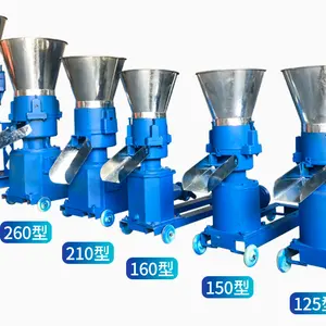 Wholesale Price Various Production Capacity 80kg/h 1000kg/h Poultry Chicken Feed Making Pellet Machine