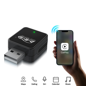 Adaptador Inalámbrico CarPlay 2 en 1, Gran Oferta 2024 - Convierte <span class=keywords><strong>de</strong></span> Cableado <span class=keywords><strong>a</strong></span> Inalámbrico para iPhone y Android, WiFi/Bluetooth, Conexión Plug & Play - Product Image 5