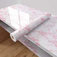 Papier peint auto-adhésif en PVC marbré moderne de haute qualité, résistant à l'huile et à l'eau, pour usage domestique et cuisine