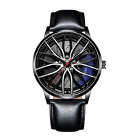 Nouvelle Tendance Montre Homme à Cadran Rotatif Non Mécanique Mouvement Quartz Automatique Montre Masculine Tendance
