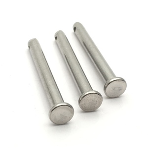 Goupille à tête ronde plate en acier inoxydable M3 M4 M5 M6 <span class=keywords><strong>M8</strong></span> M10 M12 avec rainure - Product Image 2