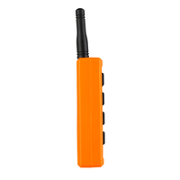 Télécommande sans fil RF longue portée pour éclairage LED, 433 MHz, en métal et ABS, avec fonction d'apprentissage, portée 100 m, pour porte de garage, grue, portail