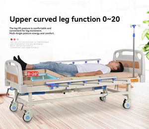 Cama de hospital manual multifuncional <span class=keywords><strong>para</strong></span> <span class=keywords><strong>ancianos</strong></span> y pacientes con parálisis Características de cuidado en el hogar con elevación y giro - Product Image 5
