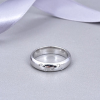 Zigeuner einstellung Aaa Zirkon Ehering Rhodinierung ringe Einfache Mode 925 Sterling Silber Ring Rohlinge