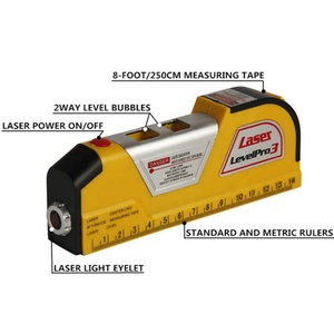 Niveau laser infrarouge multifonctionnel direct des fabricants Batteur laser ruban à mesurer niveau laser de haute précision - Product Image 2