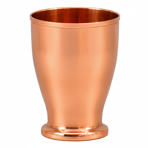 Copas de Julep de cobre puro sólido, vasos multiusos recién producidos con curación ayurvédica, beneficios para la salud, Material metálico - Product Image 1
