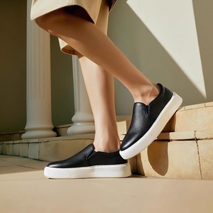 New Soft Cowhide <b>White</b> Sneakers, Top-grade <b>Leather</b> <b>Shoes</b> for <b>Men</b>, Sportive and Casual Sneakers, Korean Style Trendy Design - Product Image 4