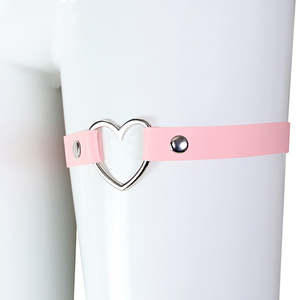 Punk Gothic Sexy Lingerie Leg Ring Lace Love <b>Bow</b> Collar Bracelet Themed Toys for Lovers' Flirtation - Product Image 2