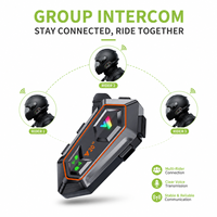 Casque Intercom Moto Sans Fil pour Communications Pilote-Pilote, Musique et Navigation