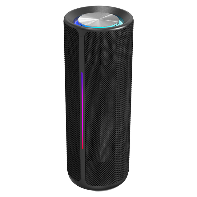 Wireless Portable Speaker Bt 5.3 RGB Light IPX6 Waterproof TWS True Wireless Stereo with Lanyard HiFi Sound Bass Speaker