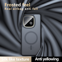 Pour IQOO 13 Z10 Turbo/Pro Y300 GT Z9 Turbo + Neo 10R Z9S NEO10 coque de téléphone Texture de peau mate couverture Anti empreinte digitale transparente