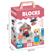 192 pièces de jouets de construction en plastique DIY, puzzles éducatifs précoces, blocs de construction, jouets en briques pour enfants