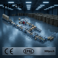 Machine à clouer les palettes hydraulique à grande vitesse entièrement automatique pour blocs EUR EPAL en bois pour les grands fabricants de palettes