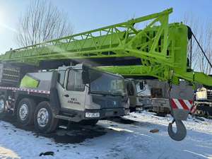 Grúa sobre camión Zoomlion 100T bien mantenida con sistema de potencia aprobado para equipos de construcción pesada - Product Image 2