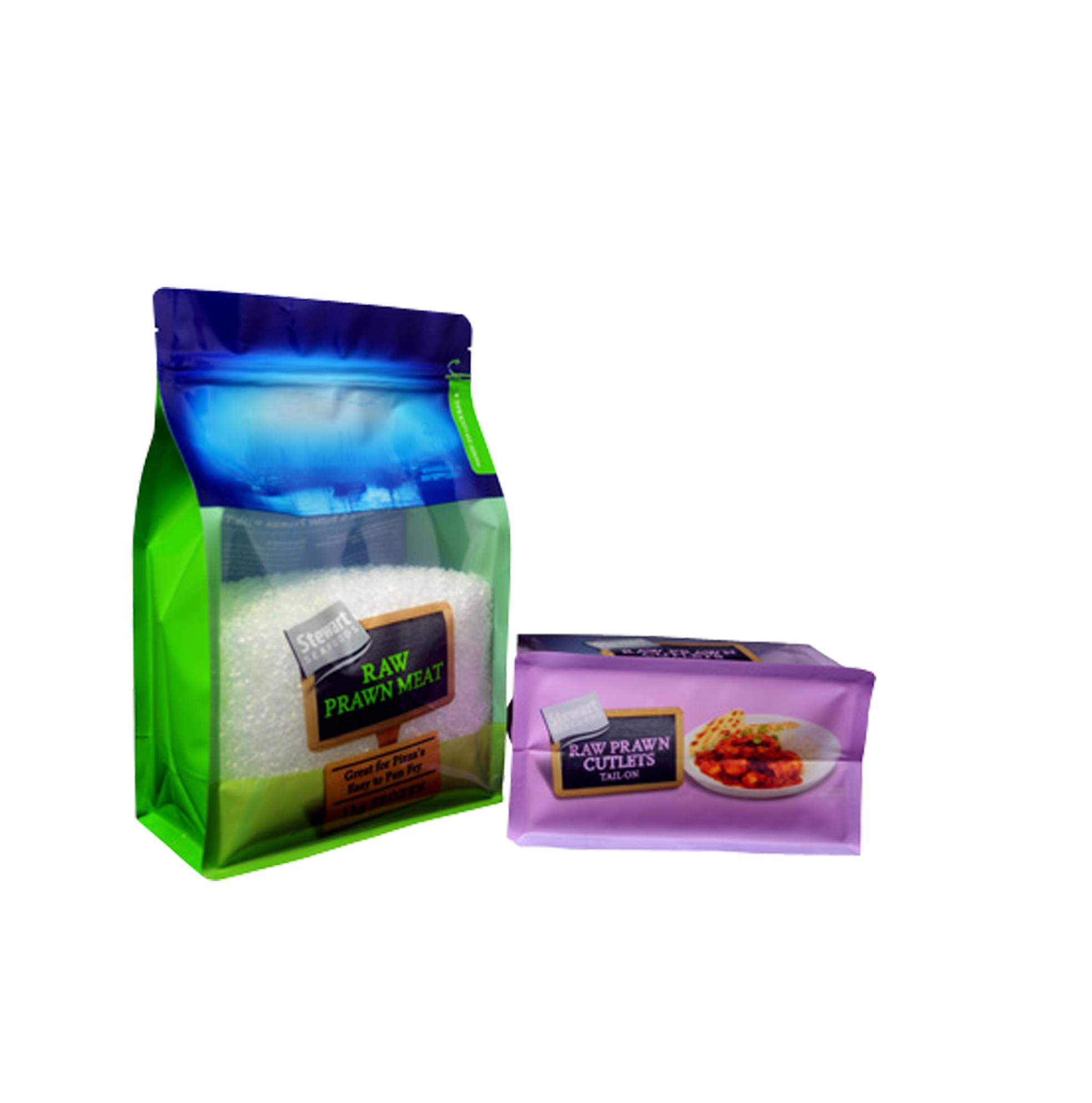 Zipper Stand Up Pouch Food Packaging Fresh, Ziplock Stand Up Fried Food Bag, Stand Up slider handle pack