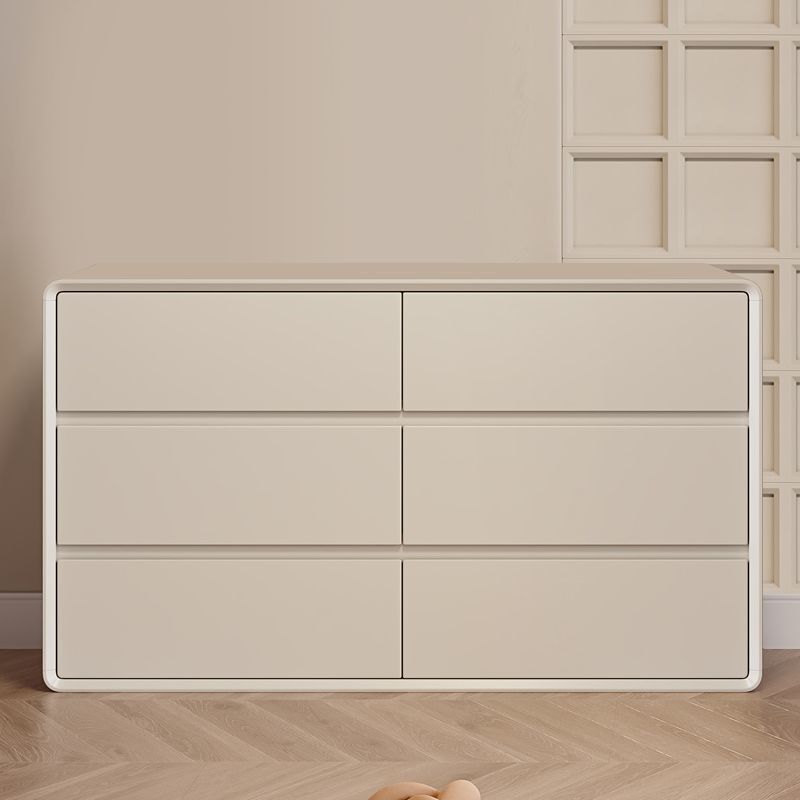 Commode autonome à six tiroirs de 120 cm de long