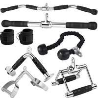 Attachement de traction des triceps, accessoires de machine à câble pour la gymnastique à domicile, corde à une tête de fitness