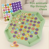 Zhiqu interactif bureau flip jeu d'échecs formation de mémoire pour enfants jouet de conseil éducatif pour le jeu parent-enfant