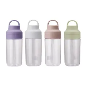 sports tritan water bottle Double wall to go bottle have handle for easy carrying hydrate with ease while driving or walking