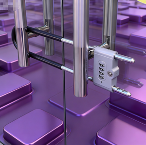 Serrure en U pour magasin, serrure étendue pour bureau - Product Image 3