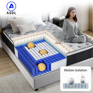 Colchón Ortopédico de Muelles con Espuma Viscoelástica, Plegable, Compacto, <span class=keywords><strong>para</strong></span> Dormir Bien, en Caja - Product Image 4