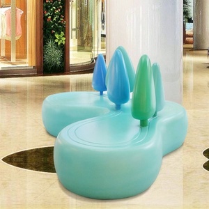 Panca Lunga in Fibra di Vetro Personalizzabile, Moderna e Impermeabile, per Centri Commerciali, Aeroporti e Aree di Attesa Pubbliche - Product Image 2