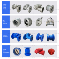 100x Vanne à flotteur télécommandée en acier inoxydable à diamètre plein DN50-DN600, commande hydraulique, pneumatique moyenne