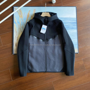 Vestes de sport pour hommes, vêtements décontractés d'automne et d'hiver, veste coupe-vent technique pour hommes, sweat à capuche entièrement zippé - Product Image 5