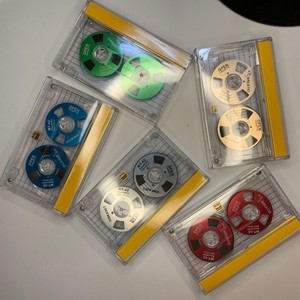 Casete de Metal Personalizado de Fábrica, Cinta Virgen Abierta de 50 Minutos Tipo I para Grabación de Audio, Mixtape Retro con Carcasa Transparente MT-42 - Product Image 2