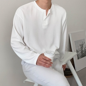 All'ingrosso da uomo a manica lunga Tee - 100% cotone 220gsm per <span class=keywords><strong>ordine</strong></span> sfuso - Product Image 5
