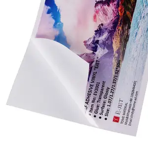 Self-Adhesive PVC Indoor/Outdoor Printable Advertising Signs Car Wrap Vinyl for Indoor Advertising Print