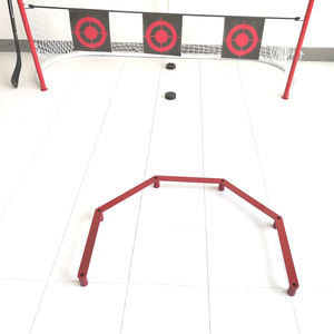 Aiuto per l'allenamento di Hockey su ghiaccio in acciaio al carbonio con punte, attrezzature per il controllo del disco tempo di reazione e coordinazione - Product Image 2
