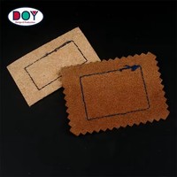 Usine d'étiquettes Nouveau design Tissu tissé personnalisé avec logo Jeans Patchs en cuir véritable pour veste et canapé