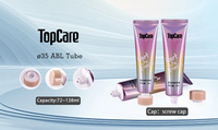 35D Luxe Coloré Vide Cosmétique Squeeze ABL Tubes Bouchon À Vis pour Crème Solaire Main Cri Lotion pour Bain