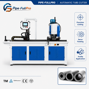 เครื่องตัดท่อวงกลมอัตโนมัติเต็มรูปแบบ MC-350CNC พร้อมระบบยึดสามจุดสำหรับท่อเหลี่ยมความแม่นยำสูง - Product Image 1