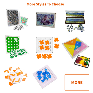 Rompecabezas De Tangram Juego <span class=keywords><strong>Puzzle</strong></span> Board da viaggio in sette <span class=keywords><strong>pezzi</strong></span> con taglio Laser divertente Set di giocattoli <span class=keywords><strong>Puzzle</strong></span> in acrilico Tangram - Product Image 3