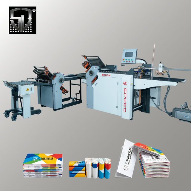 High Speed Industrial A2/A3 Paper Folding Machine Automatic 28-200 GSM Half & Cross Fold for Brochures & Instruction Manuals