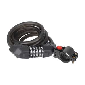 ตัวล็อคโซ่แบบพกพาขนาด1.8เมตรสำหรับรถมอเตอร์ไซค์ไฟฟ้าสกู๊ตเตอร์ไฟฟ้า5หลักชิ้นส่วนเพื่อความปลอดภัยกลางแจ้ง - Product Image 4