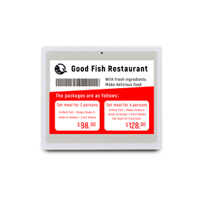 4.2 inch không thấm nước E Ink tự chọn tag ESL siêu thị giải pháp BLE răng thông minh giá Tag cho hải sản - Product Image 4