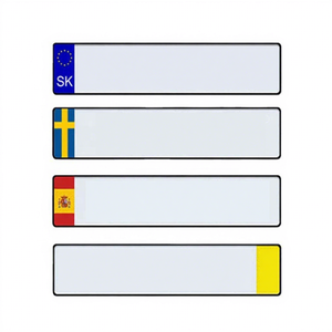 <span class=keywords><strong>Plaque</strong></span> <span class=keywords><strong>d</strong></span>'<span class=keywords><strong>Immatriculation</strong></span> Automobile Française Européenne <span class=keywords><strong>Personnalisée</strong></span> en Aluminium Réfléchissant - Product Image 1